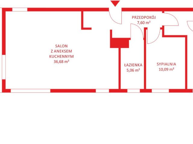 Mieszkanie na sprzedaż 3 pokoje Gdańsk Brzeźno, 78,66 m2, parter