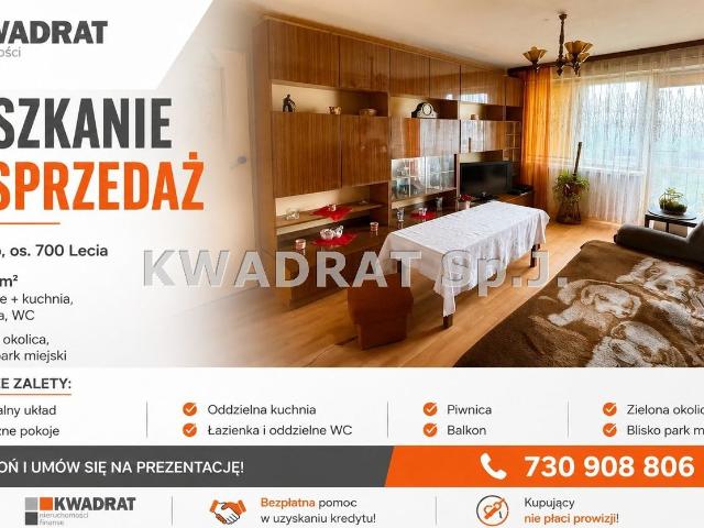 Mieszkanie na sprzedaż 3 pokoje Kępno, 47,38 m2, 4 piętro