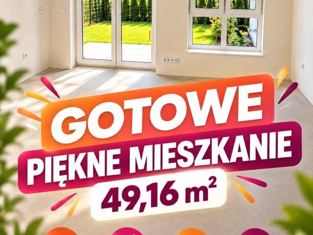 Mieszkanie na sprzedaż 3 pokoje Lublin Ponikwoda, 48,33 m2, parter