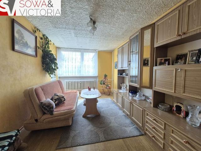 Mieszkanie na sprzedaż 3 pokoje Mieroszów, 48,86 m2, parter