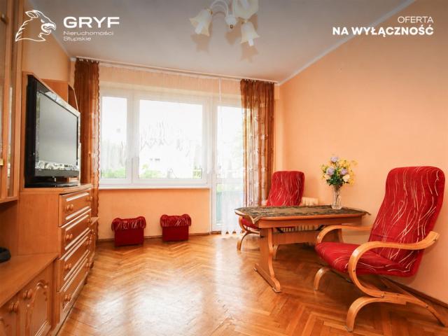 Mieszkanie na sprzedaż 3 pokoje Słupsk, 47,90 m2, parter