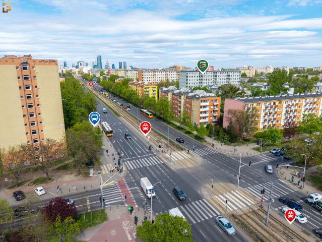 Mieszkanie na sprzedaż 3 pokoje Warszawa Ochota, 44,55 m2, parter