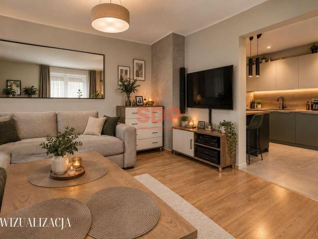 Mieszkanie na sprzedaż 3 pokoje Wrocław Krzyki, 50,83 m2, parter