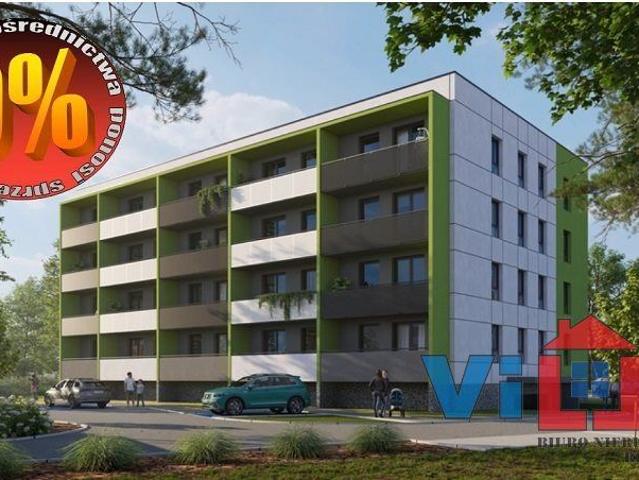 Mieszkanie na sprzedaż 3 pokoje Zielona Góra, 54,51 m2, parter