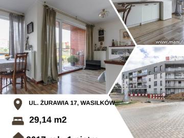 Mieszkanie na sprzedaż 1 pokój Wasilków, 29,14 m2, 1 piętro