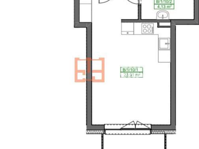 Mieszkanie na sprzedaż 1 pokój Wrocław Fabryczna, 28 m2, 1 piętro