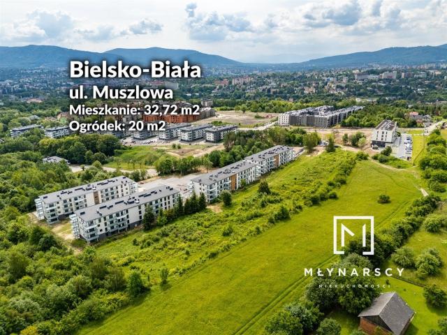 Mieszkanie na sprzedaż 2 pokoje Bielsko Biała, 32,72 m2, parter