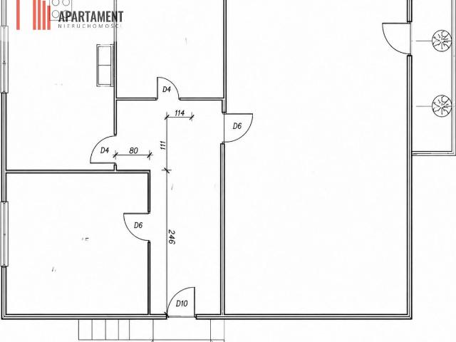 Mieszkanie na sprzedaż 2 pokoje Brodnica, 48,70 m2, 3 piętro