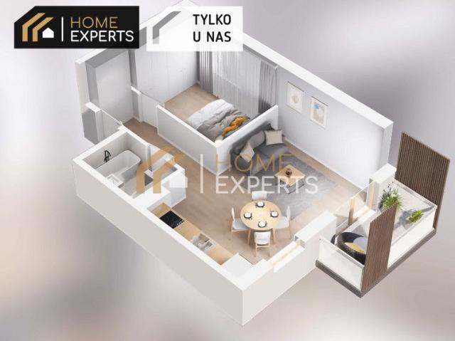 Mieszkanie na sprzedaż 2 pokoje Gdańsk Osowa, 38,64 m2, 2 piętro