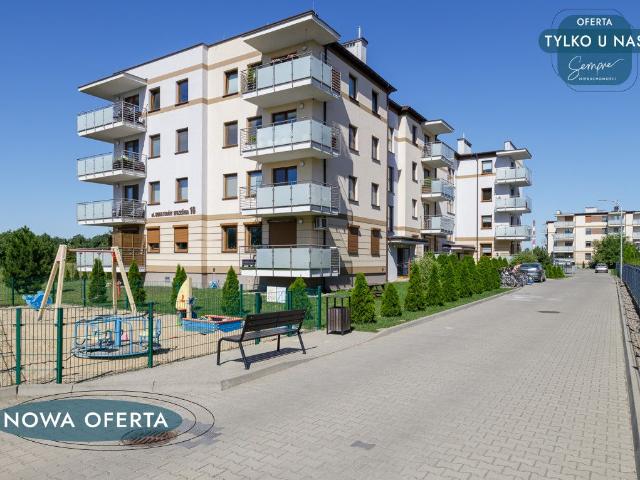 Mieszkanie na sprzedaż 2 pokoje Sieradz, 54,34 m2, parter