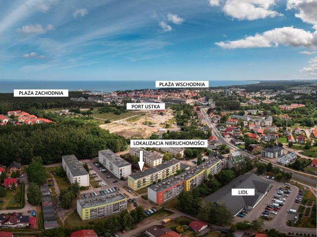 Mieszkanie na sprzedaż 4 pokoje Ustka, 56,10 m2, parter