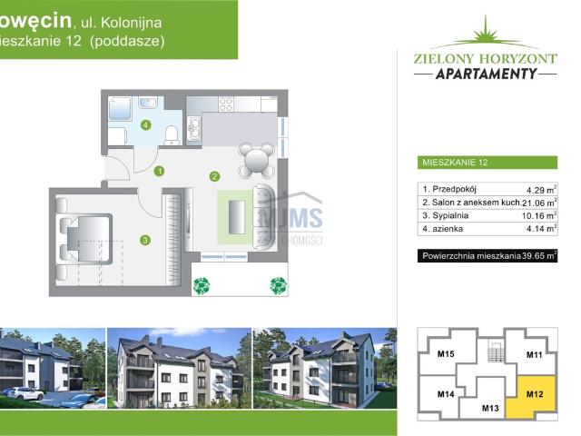 Mieszkanie na sprzedaż, Kolonijna