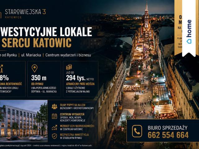 Mieszkanie na sprzedaż, Katowice, Starowiejska