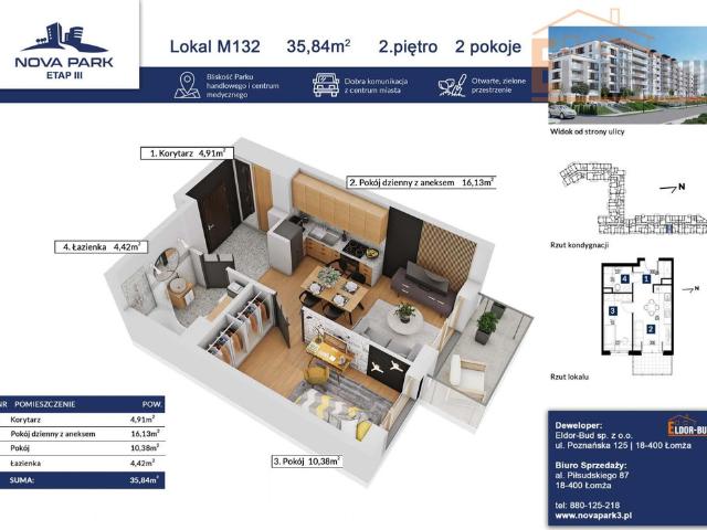 Mieszkanie na sprzedaż, Łomża, Akademicka