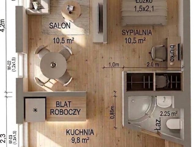 Mieszkanie na sprzedaż, Wałbrzych, Podgórze, Katowicka