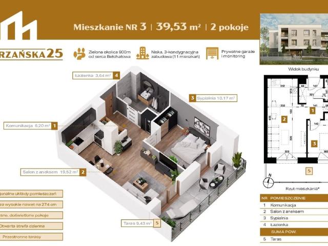 Mieszkanie na sprzedaż, Tatrzańska