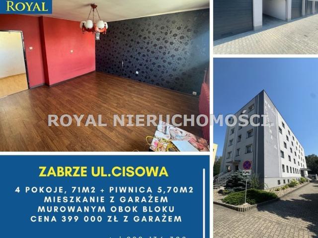 Mieszkanie na sprzedaż, Zabrze, Centrum, Cisowa