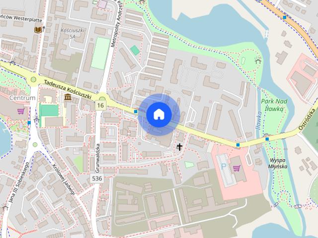 Mieszkanie na wynajem Centrum ul. Kościuszki Parter Monitoring