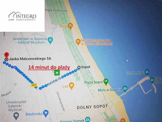 Mieszkanie na wynajem, Sopot, Malczewskiego