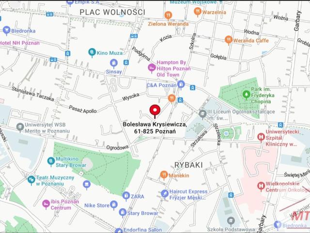 Mieszkanie na wynajem, Poznań, Bolesława Krysiewicza