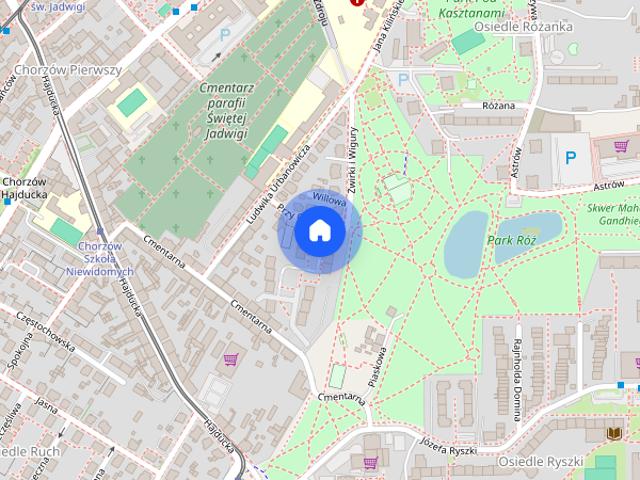 Mieszkanie na wynajem w Centrum przy Parku Róż w cenie internet i TV