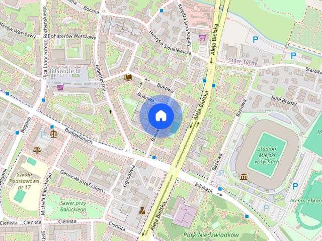 Mieszkanie na wynajem Tychy, ul. Bukowa | 2 pokoje | 50 m² | parter