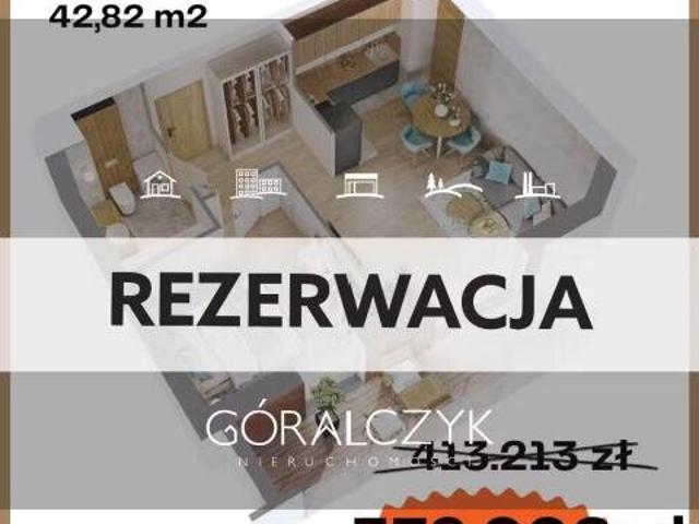 Mieszkanie, Ostrów Mazowiecka, płk. Dyplomowanego Ludwika Bociańskiego, 42.82 m², sprzedam mieszkanie