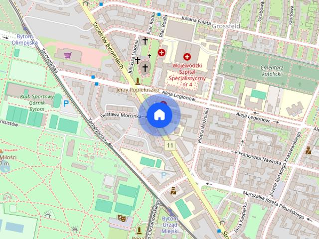 Mieszkanie Bytom Centrum powierzchnia 29 m²