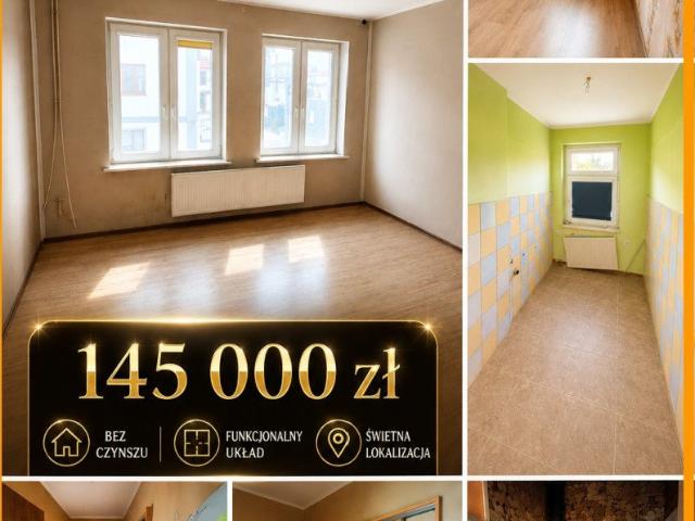 Mieszkanie bezczynszowe 55,9 m² w Brodnicy zapraszam
