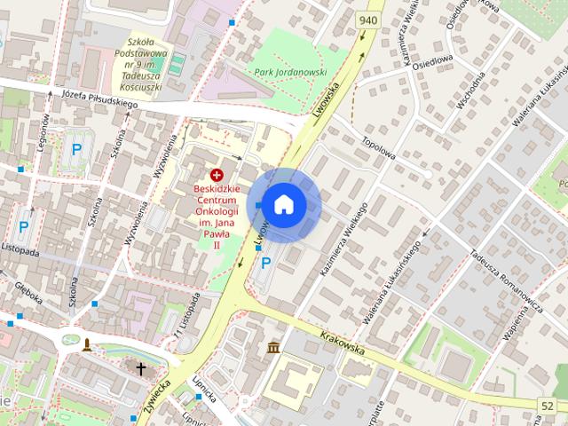 Mieszkanie Bielsko Biała Centrum powierzchnia 32 m²