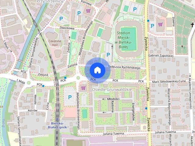 Mieszkanie Bielsko Biała Centrum powierzchnia 39 m²