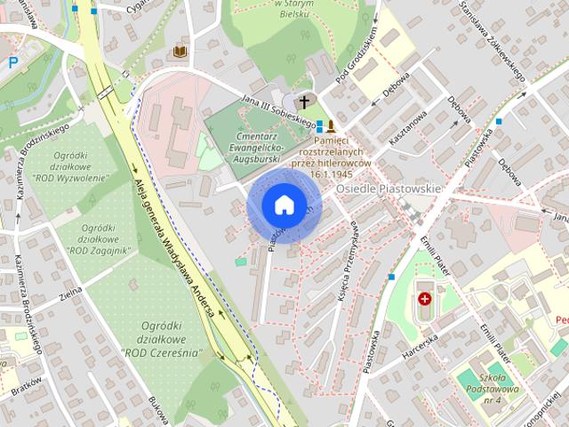 Mieszkanie Bielsko Biała Górne Przedmieście powierzchnia 47 m²
