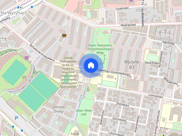 Mieszkanie dwupokojowe na Wyżynach