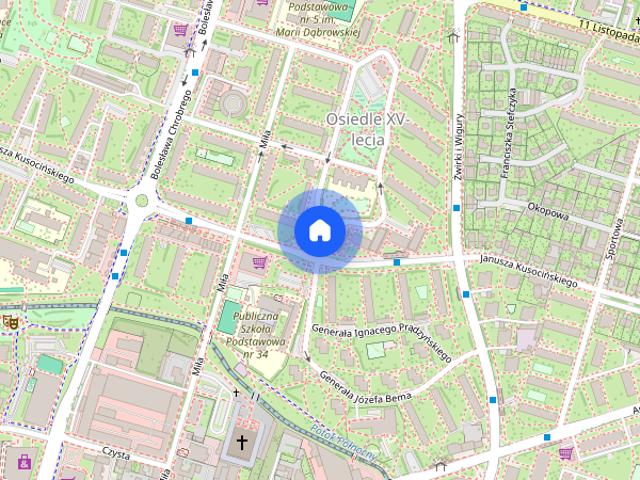 Mieszkanie dla 2 studentów/ek: 2 osobne pokoje + salon|blisko Uczelni