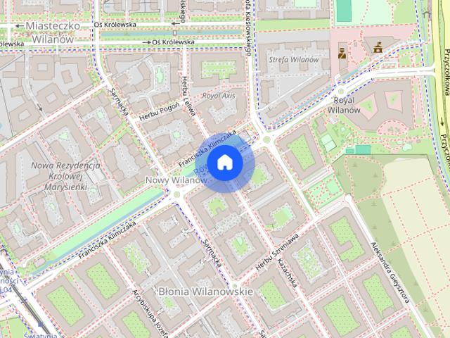 Mieszkanie do wynajęcia, 40 m², 2 pokoje Warszawa Wilanów