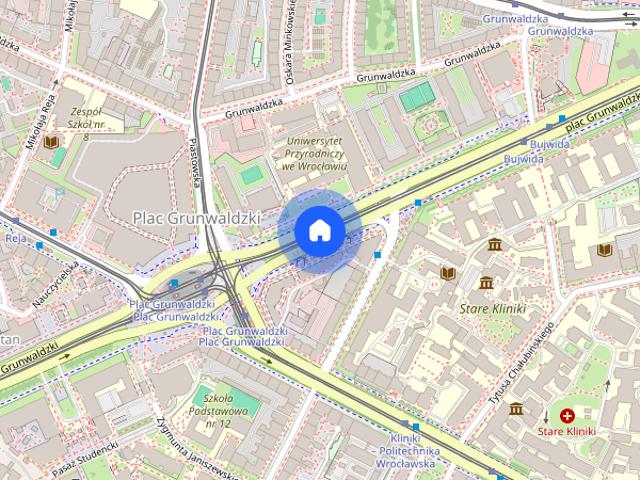 Mieszkanie do wynajęcia, 42 m², 2 pokoje Wrocław Śródmieście Plac Grunwaldzki