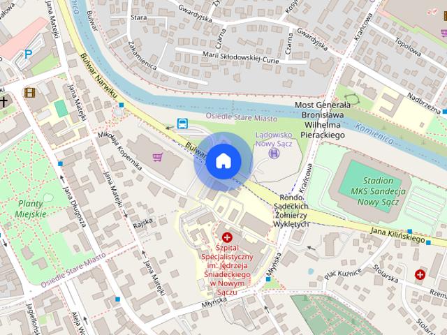 Mieszkanie do wynajęcia, 47 m², 2 pokoje Nowy Sącz Przydworcowe