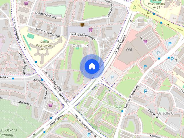 Mieszkanie do wynajęcia, 48 m², 2 pokoje Tychy Śródmieście Os. Karolina