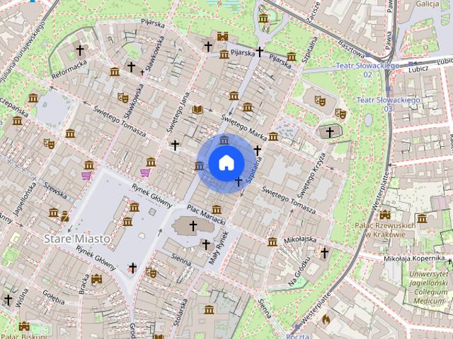 Mieszkanie do wynajęcia, 53 m², 2 pokoje Kraków Stare Miasto