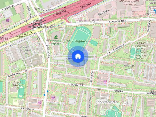 Mieszkanie do wynajęcia, 55 m², 2 pokoje Warszawa Targówek Bródno
