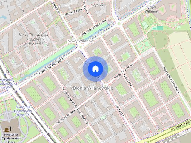 Mieszkanie do wynajęcia, 86 m², 3 pokoje Warszawa Wilanów