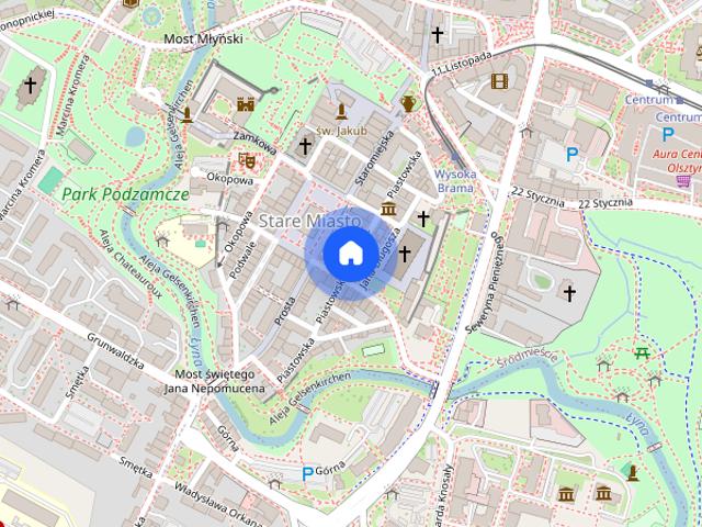 Mieszkanie do wynajęcia, 20 m², 1 pokój Olsztyn Śródmieście