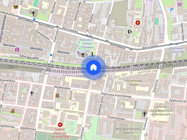 Mieszkanie do wynajęcia, 37 m², 1 pokój Katowice