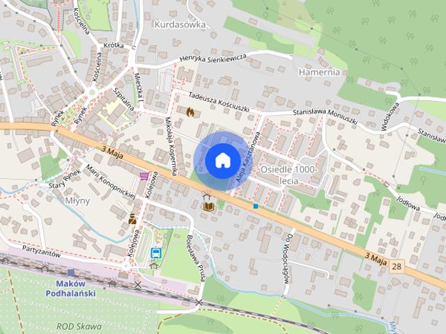 Mieszkanie do wynajęcia w centrum Makowa Podhalańskiego
