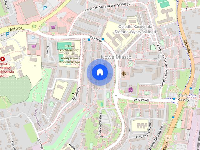 Mieszkanie do wynajęcia Wodzisław Śląski, blisko centrum