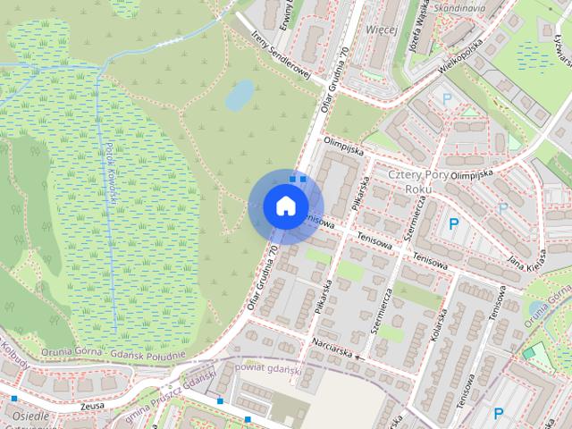 Mieszkanie do wynajęcia Gdańsk Orunia Górna | 2 pokoje | Garderoba