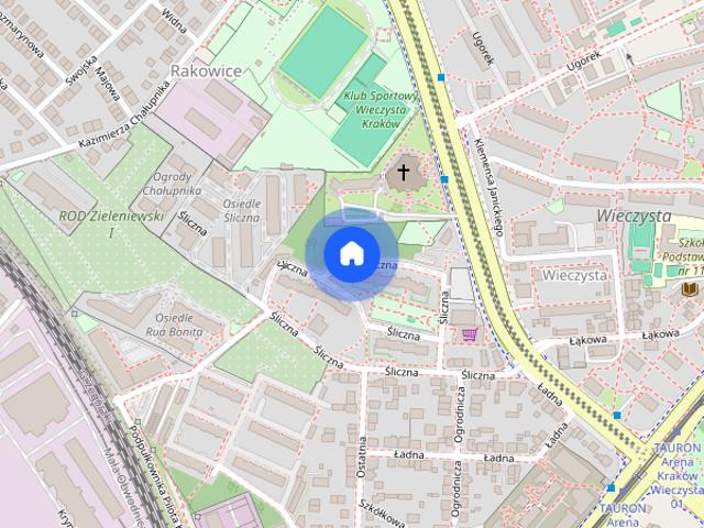 Mieszkanie do wynajęcia Kraków, ul. Śliczna | 3 pokoje, 60 m²