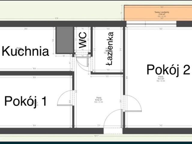 Dwupokojowe mieszkanie do wynajęcia