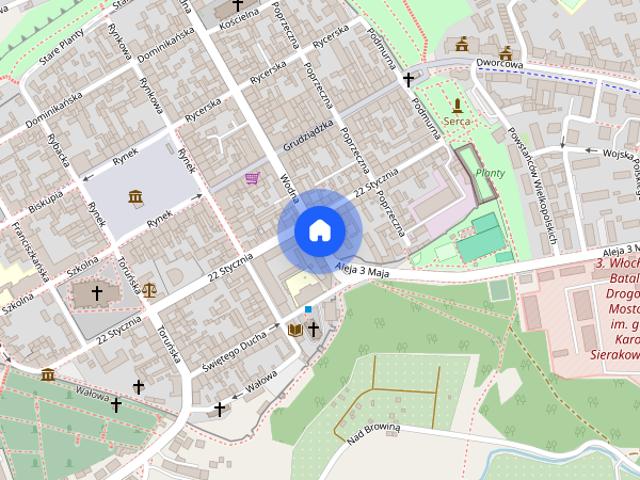 Mieszkanie do wynajęcia przy ulicy Wodnej w Chełmn