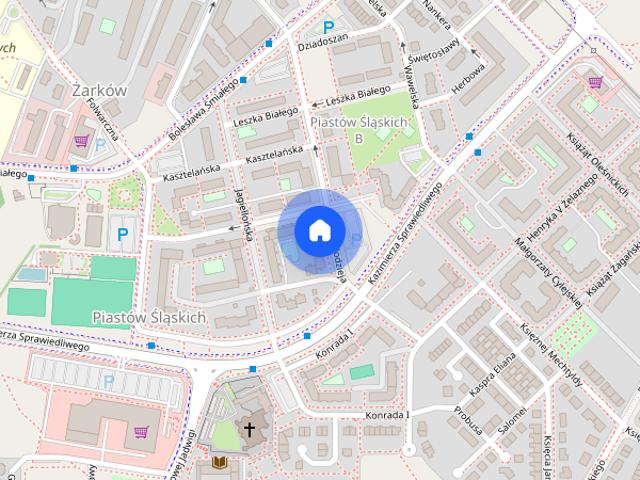 Mieszkanie Głogów Piastów powierzchnia 60 m²